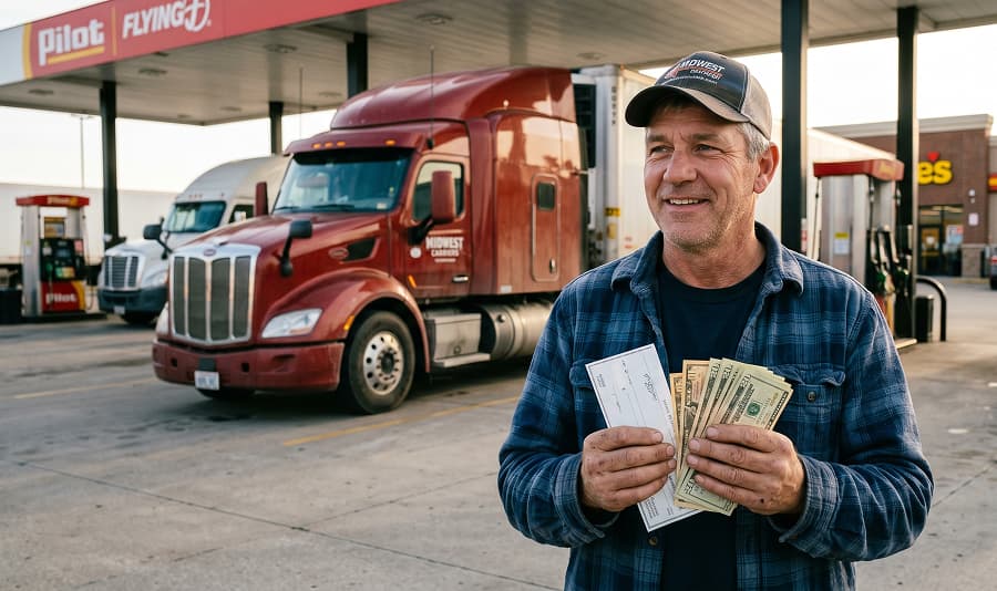 Freight factoring for truckers